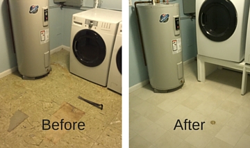 Laundry Room Before After